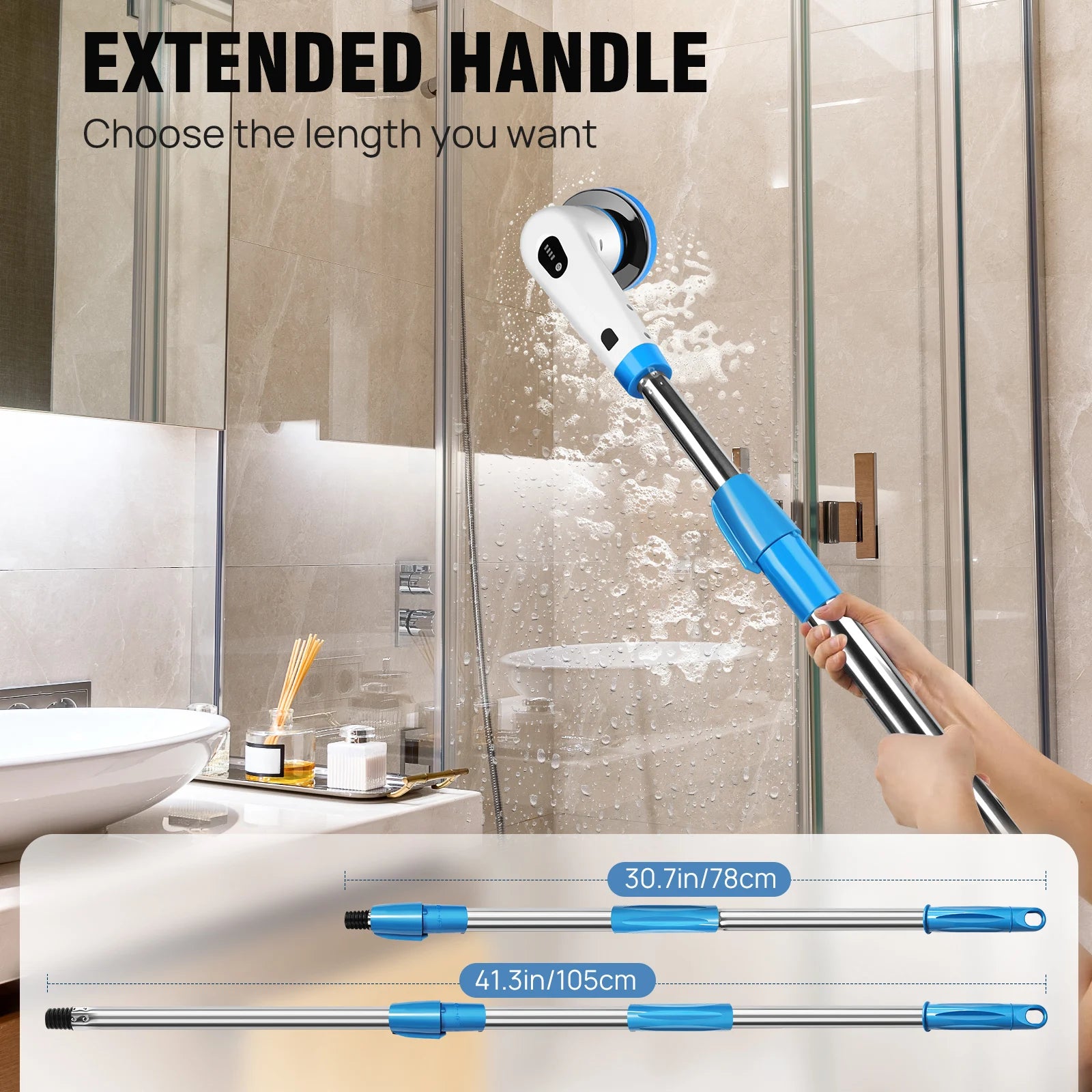 1 Electric Spin Scrubber Cordless Rechargeable,