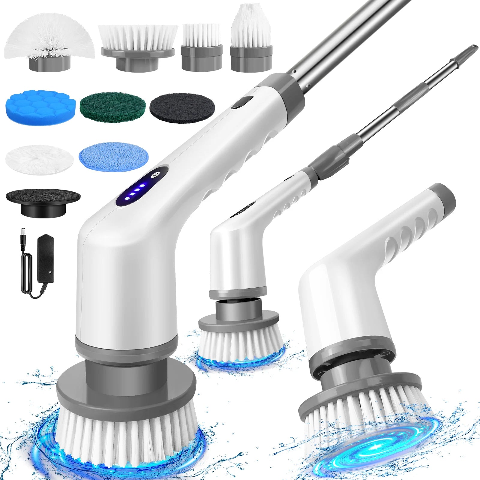 1 Electric Spin Scrubber Cordless Rechargeable,