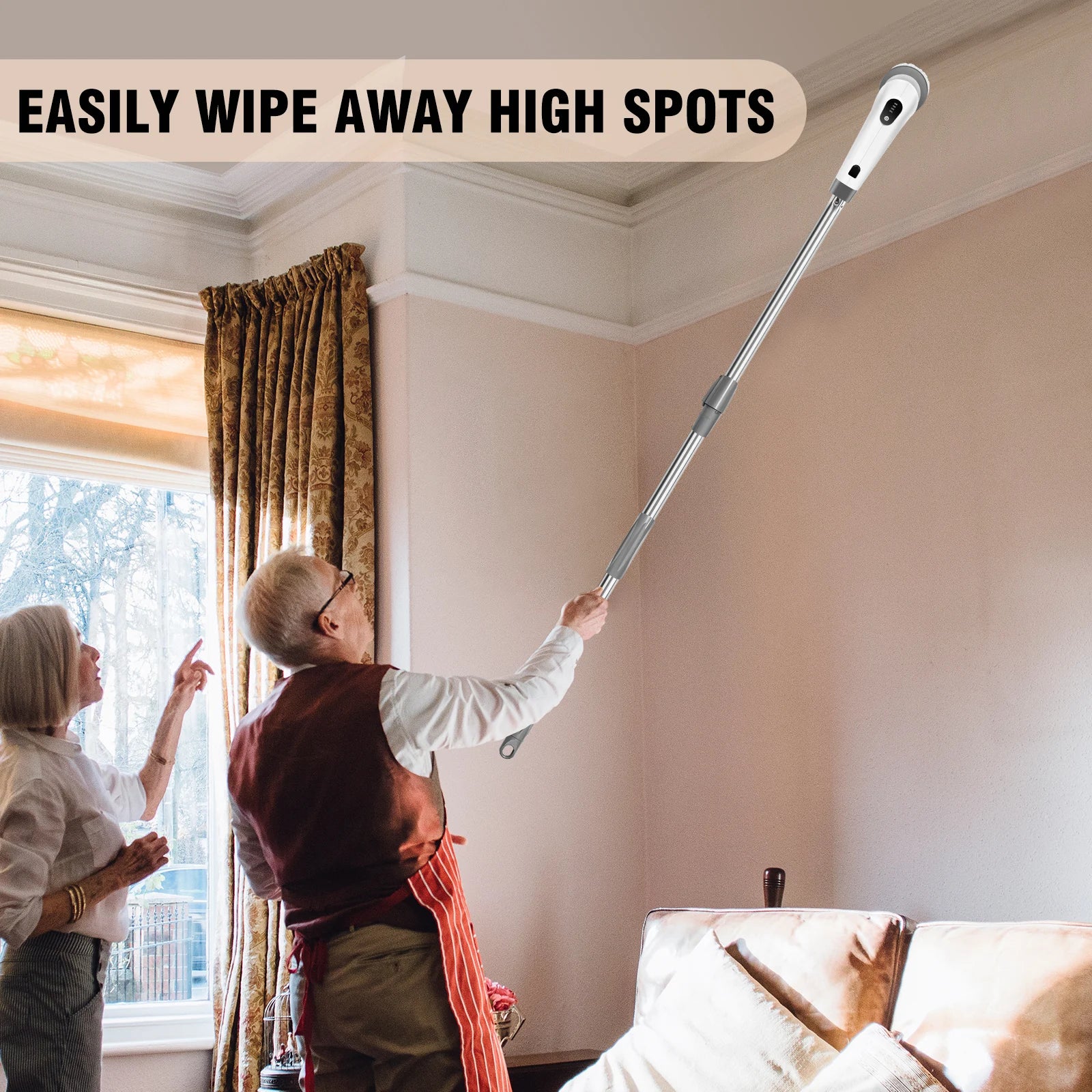 1 Electric Spin Scrubber Cordless Rechargeable,